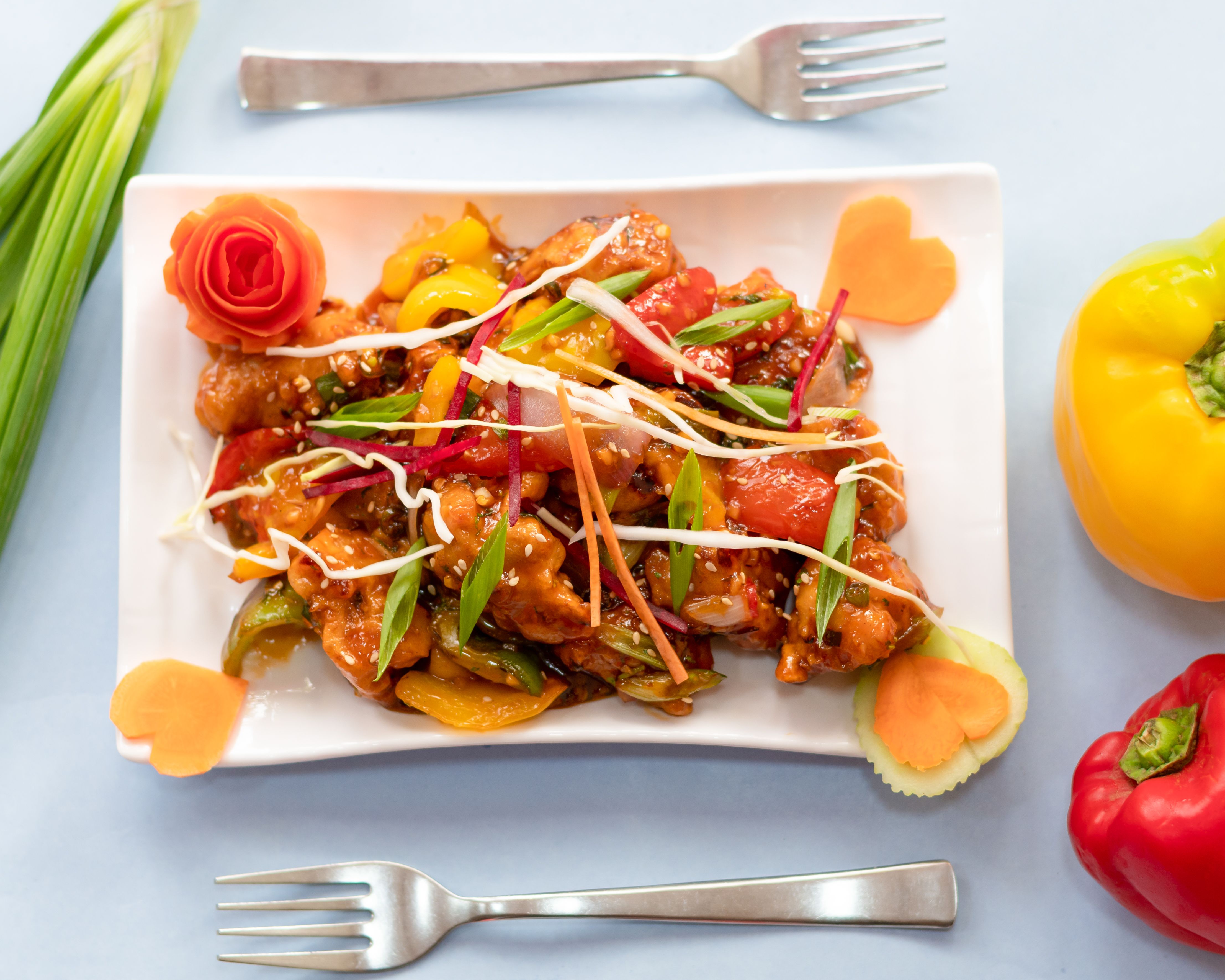 Weeknight Sweet & Sour with Roasted Vegetables