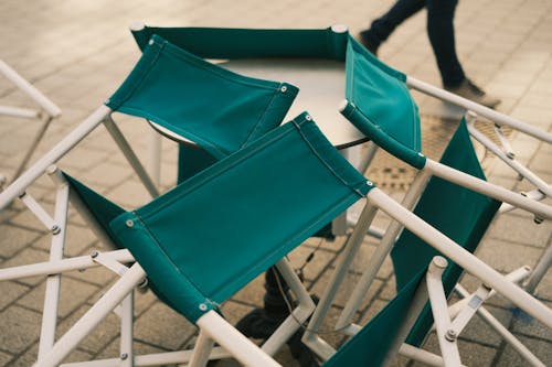 Immagine gratuita di sedie, turchese, verde