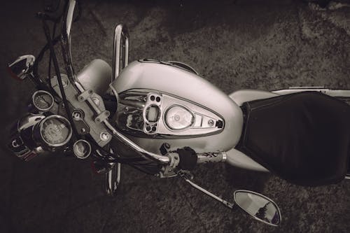 Top of a Vintage Motorcycle