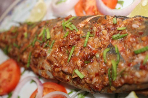Grilled and BBQ fish with traditional method