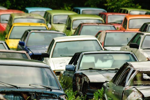 Vintage, Abandoned Cars