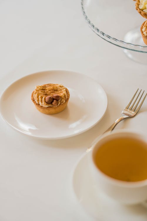 Cookie, Fork and Tea