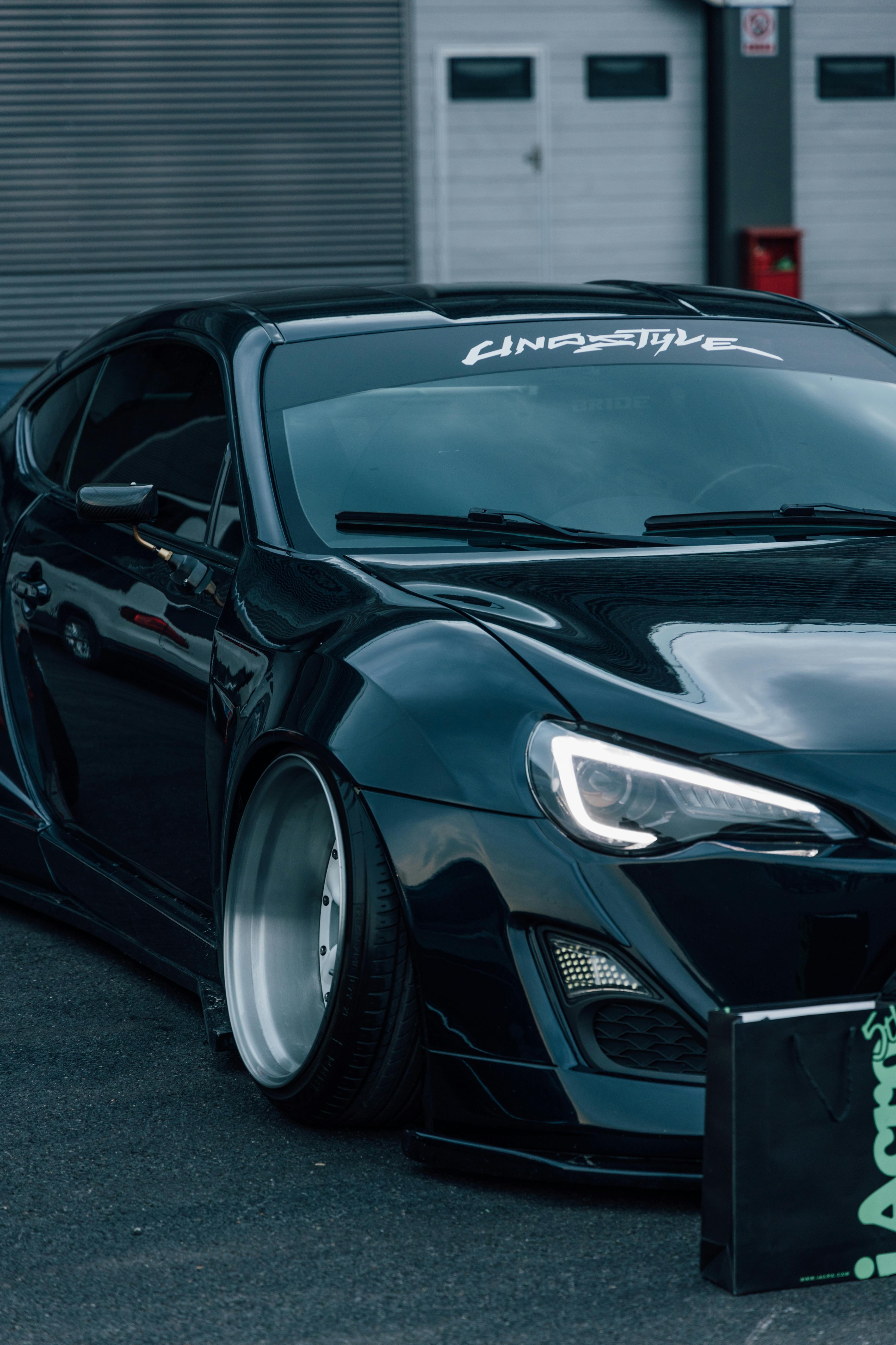 subaru brz black wallpaper