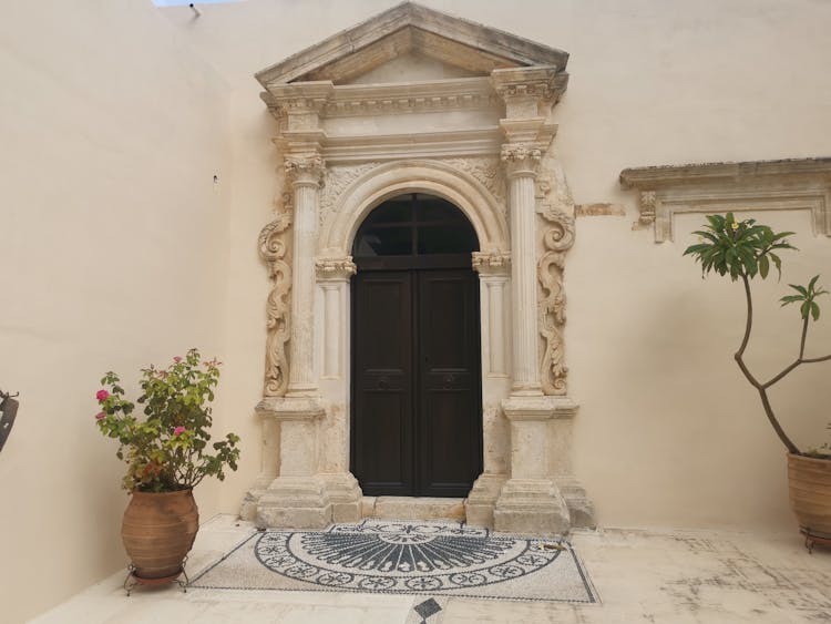 Elegant Door Of Church