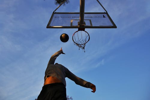 Kostnadsfri bild av basketboll, boll, hoppning