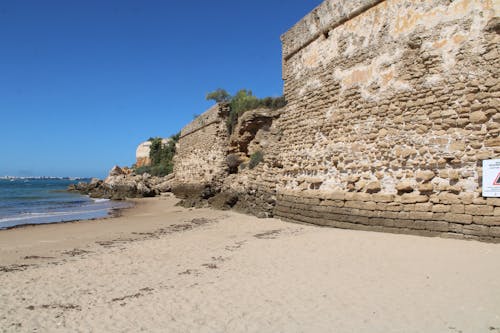 堡壘, 海, 海灘 的 免费素材图片
