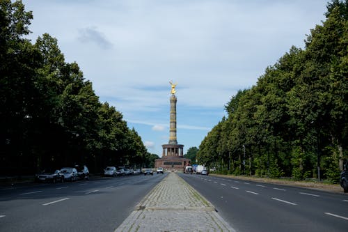 Darmowe zdjęcie z galerii z berlin, drzewa, kolumna zwycięstwa