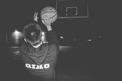 Free stock photo of ball, basketball, dark