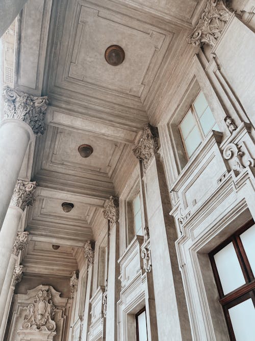 Ornamented Building Ceiling and Wall