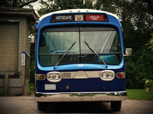 Foto d'estoc gratuïta de aparcament, autobús, conduir