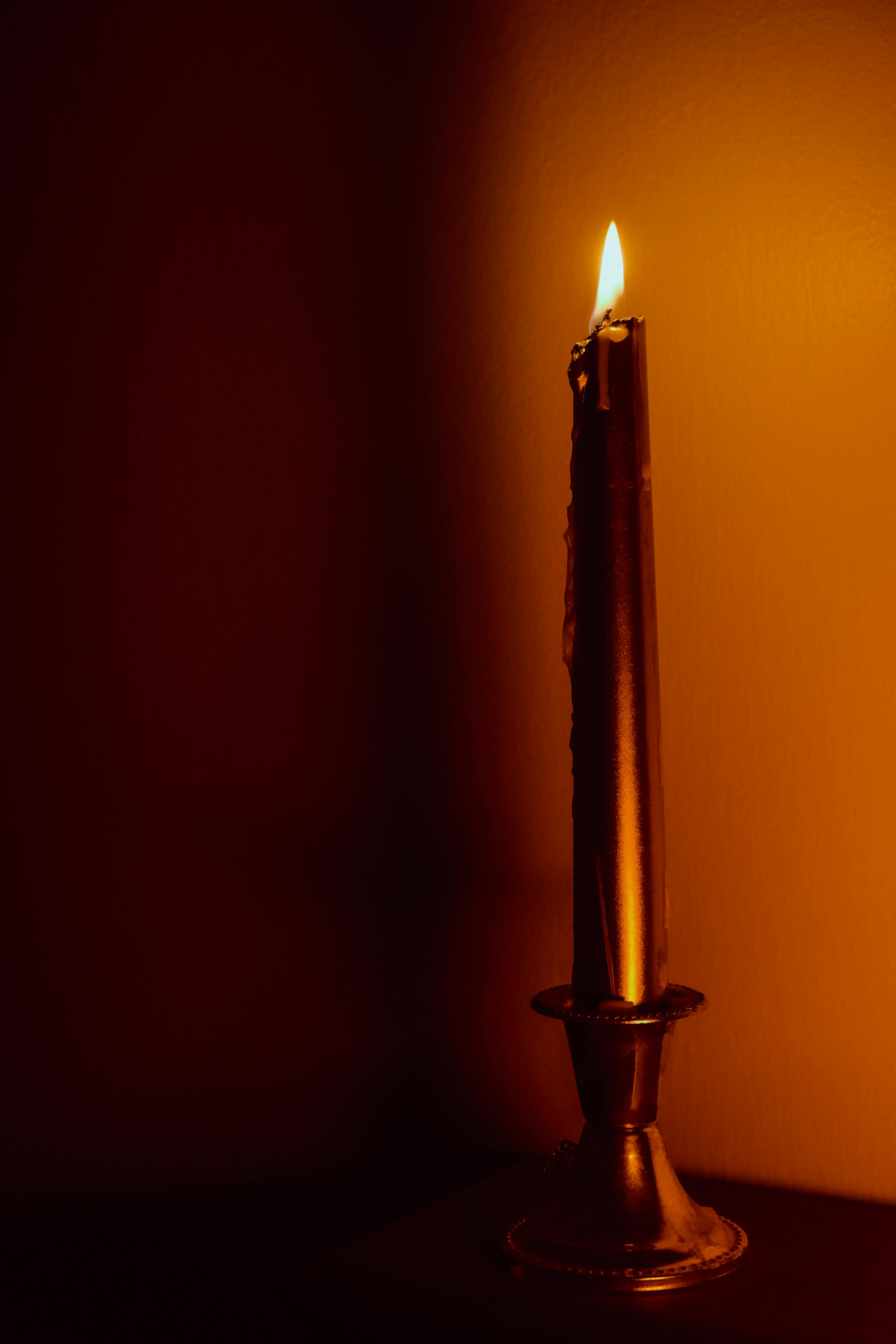 melting candle stick