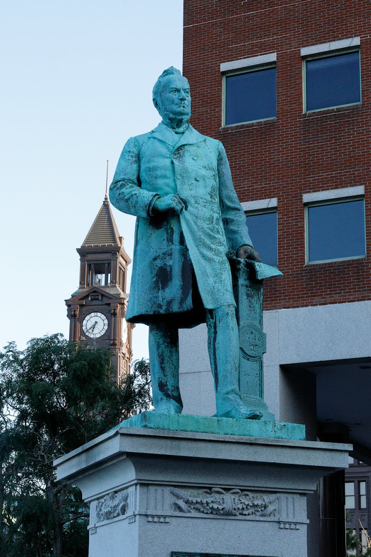 Statue Of Samuel Sloan In NYC