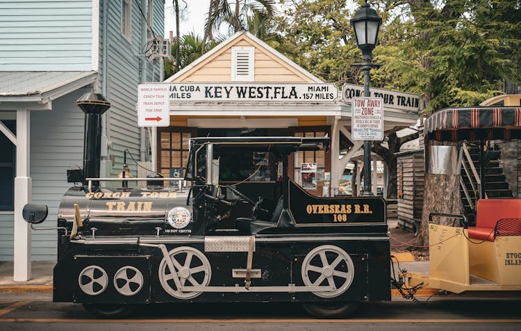 Conch Tour Train In Key West, Florida, USA