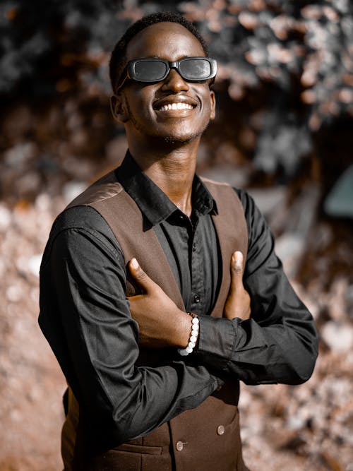 Portrait of an African Man in Sunlight 