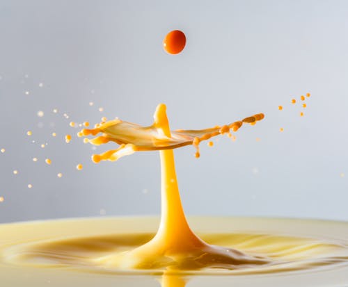 Close-up of Splashing Liquid 