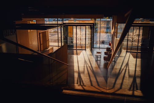 Hall in a Hotel in Shadow 