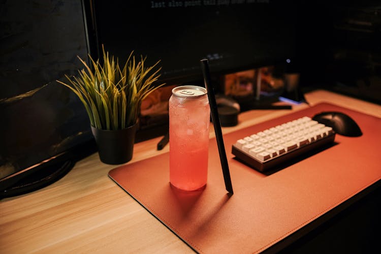 Ice Drink In An Office 