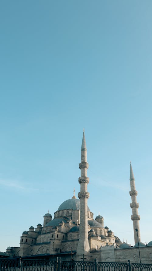 View of the New Mosque in Istanbul, Turkey