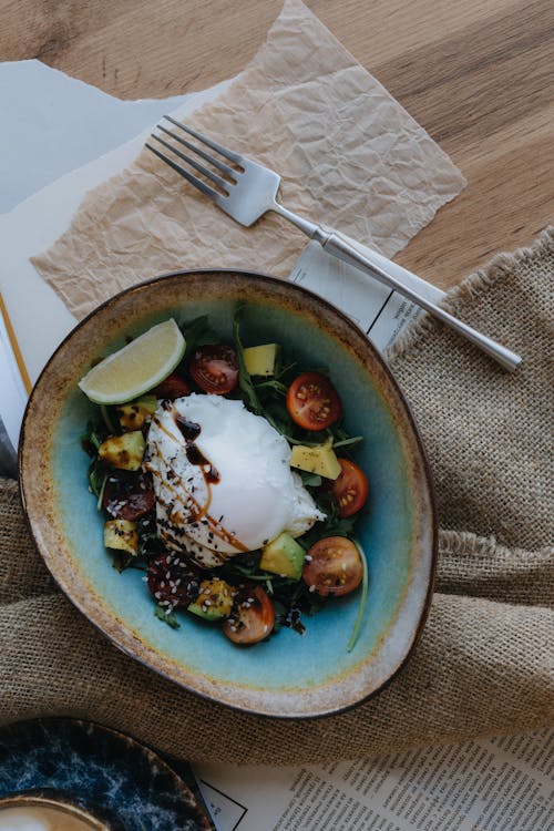 Meal with Fruit and Vegetables