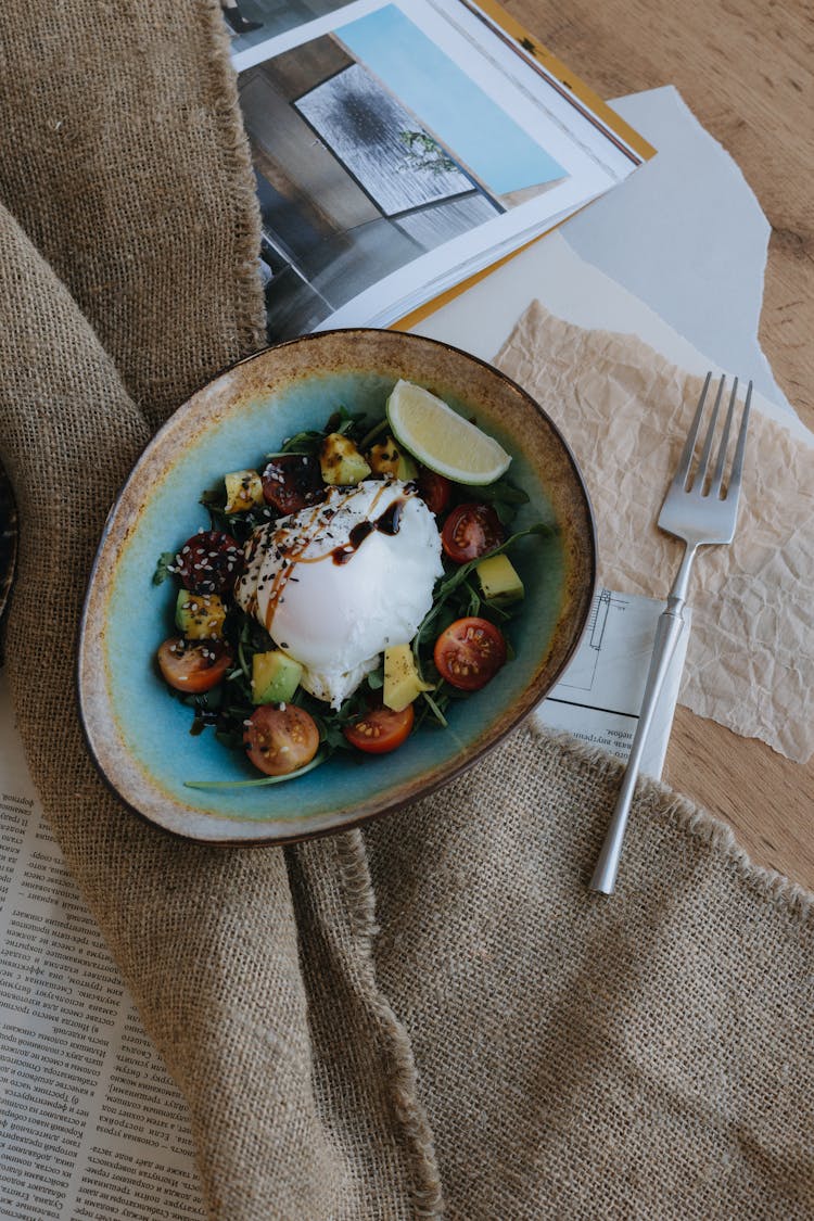 Bowl With Fruit And Vegetables