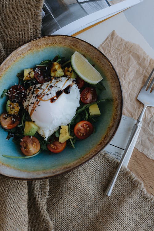 Bowl of Salad on the Table