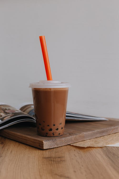 Iced Coffee in a Plastic Cup