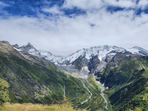 Scenic Landscape with Alpine Glaciers