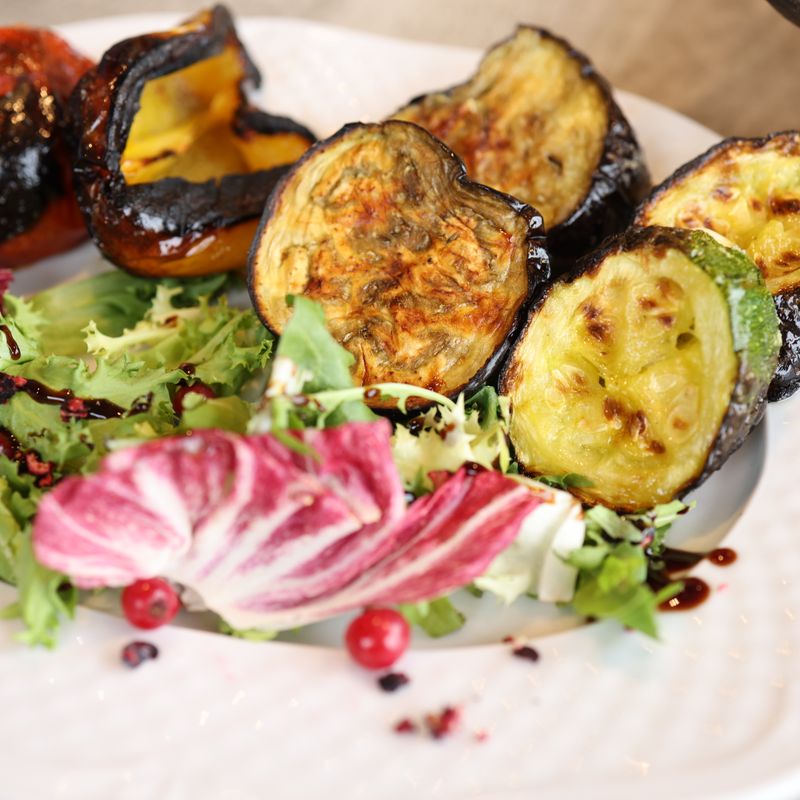 Roasted Eggplant and Black Olive Zaalouk with Cinnamon