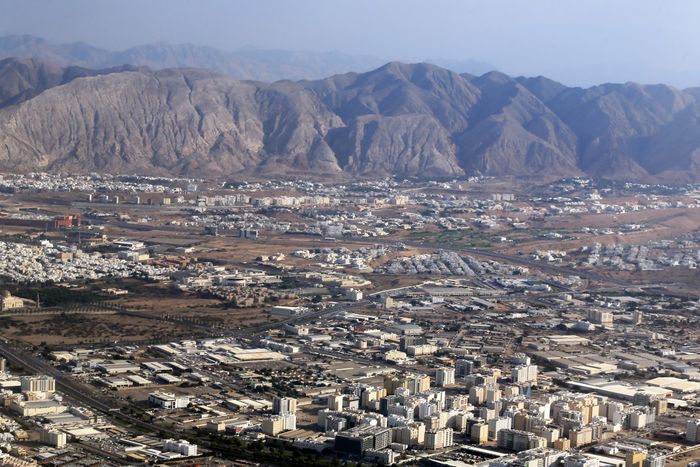 Muscat Oman aerial view