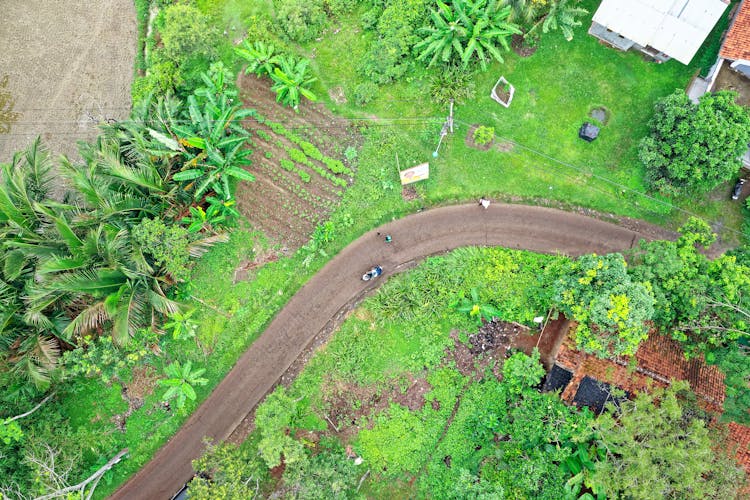 Top View Photo Of Road