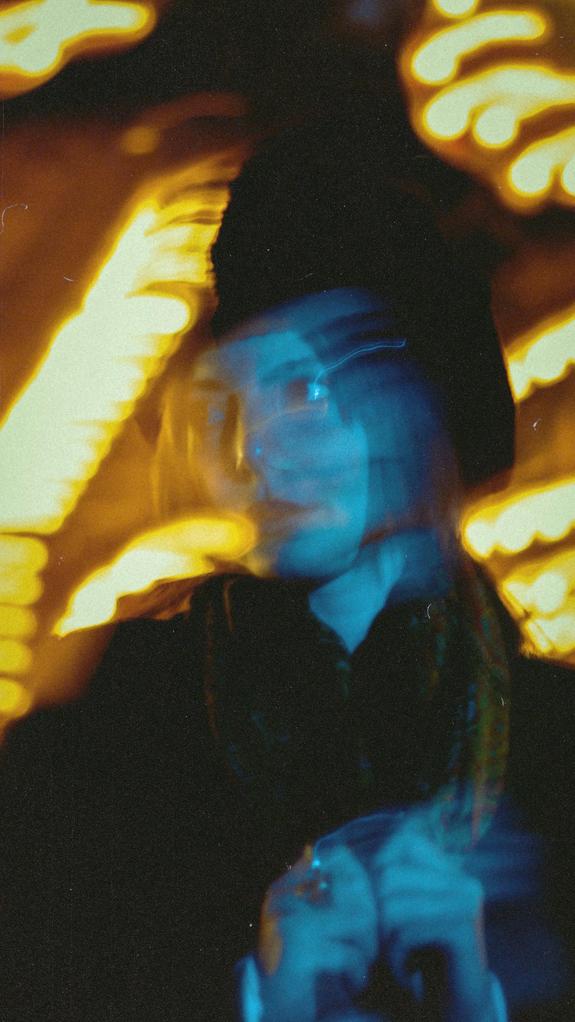 Gratuit Lumières Autour D'une Femme Floue Photos