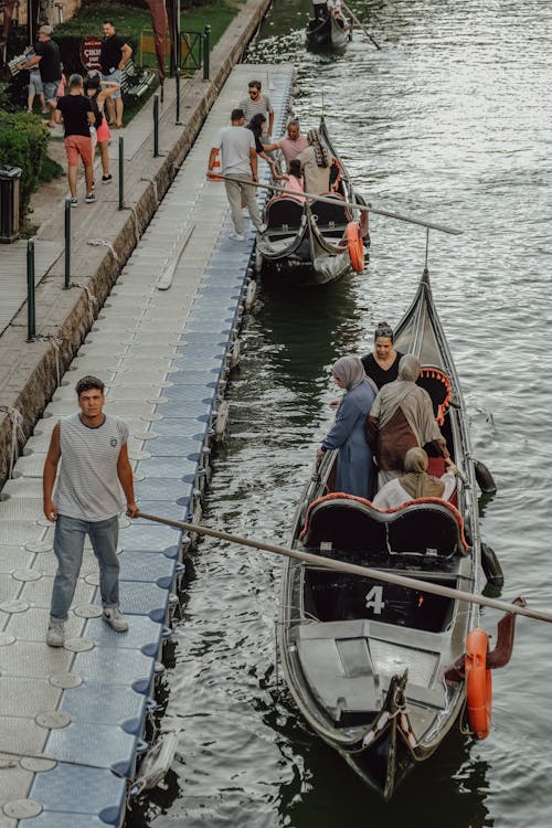 Photos gratuites de bateaux, berge, canal