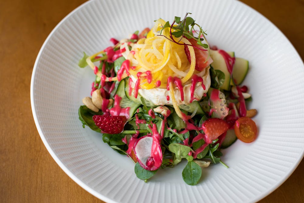 Fruit Salad with Creamy Dressing