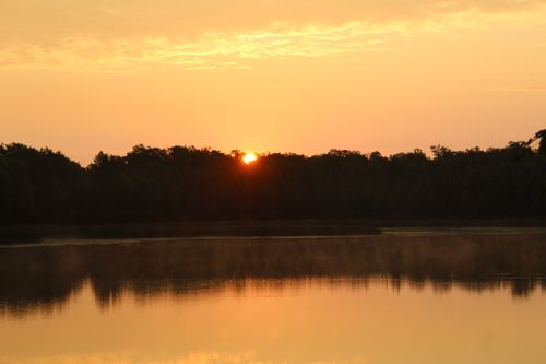 Free northwoods sunrise Stock Photo
