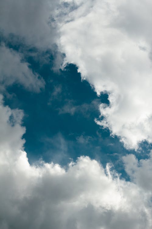Безкоштовне стокове фото на тему «білі хмари, блакитне небо, вертикальні постріл» стокове фото