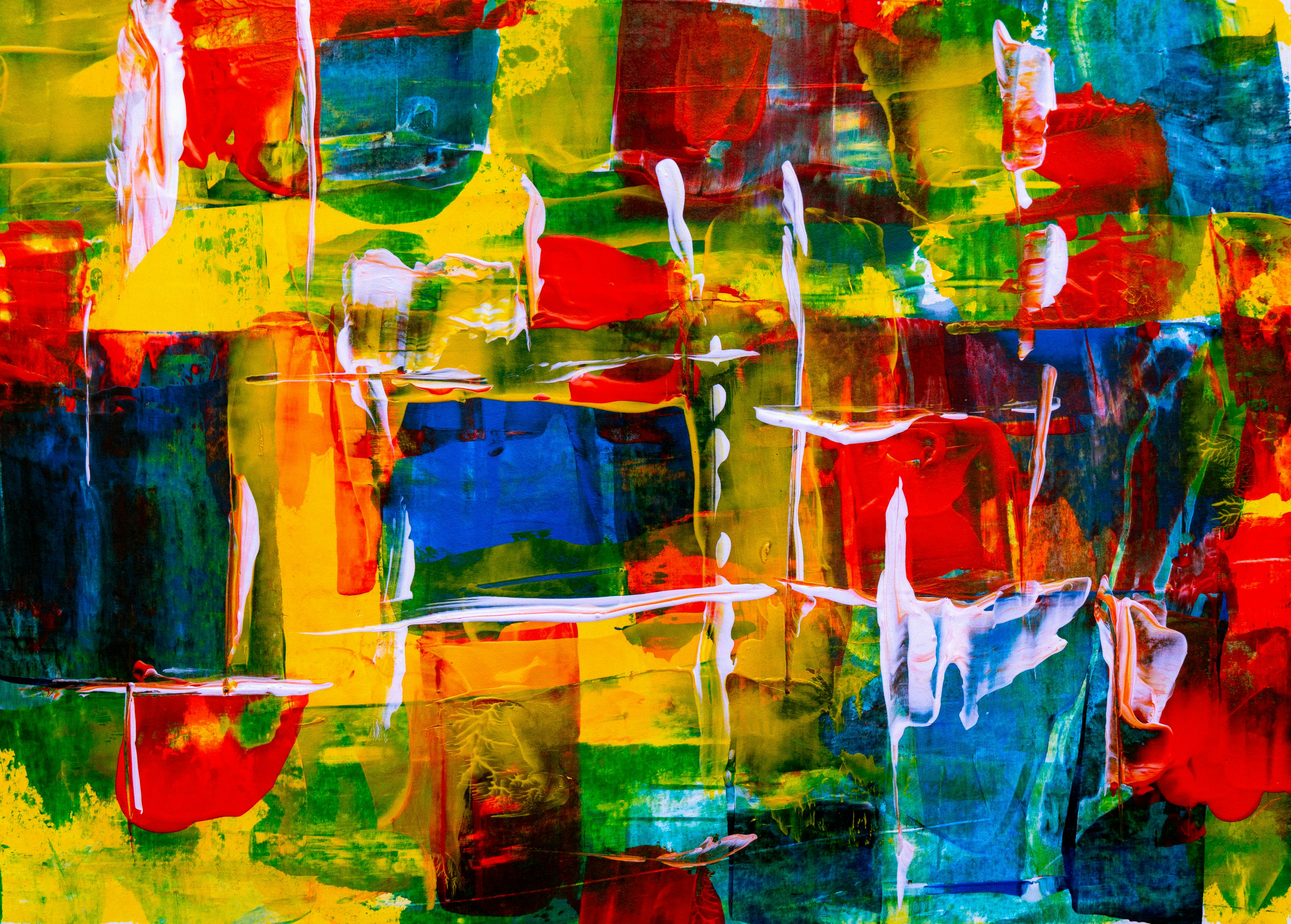 abstract color painting