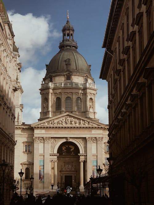 Exterior of the St. Stephens Basilica, Budapest, Hungary