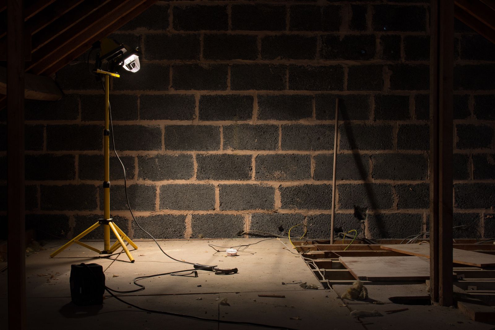 Attic space with insulation installed — placeholder for after Rockwarm loft installation photo (Simon on Pexels)