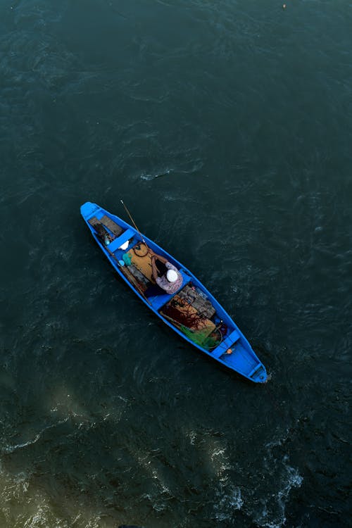 Foto profissional grátis de aerofotografia, água, azul