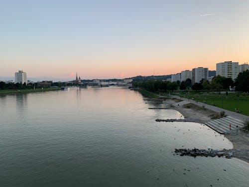 Ingyenes stockfotó Duna, este, esti égen témában