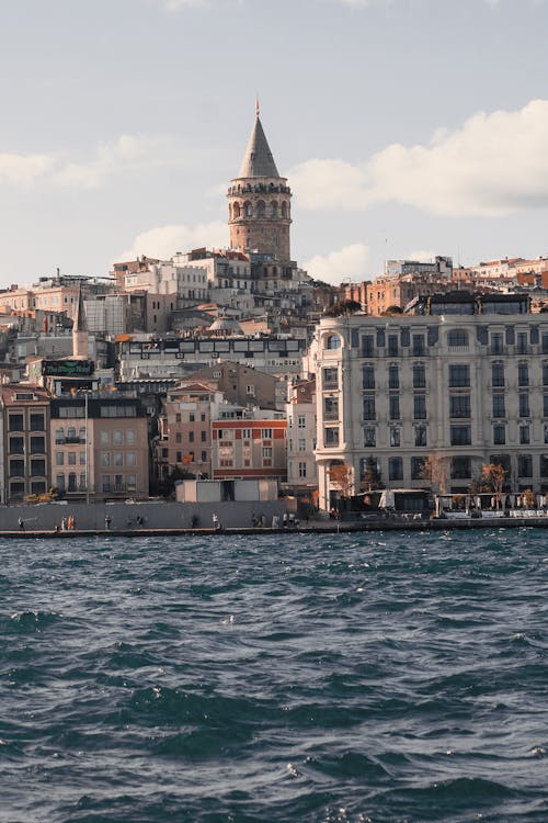 Kostnadsfri bild av galatatornet, hav, istanbul