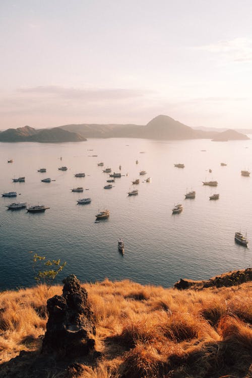 Ships on Sea of Komodo National Park