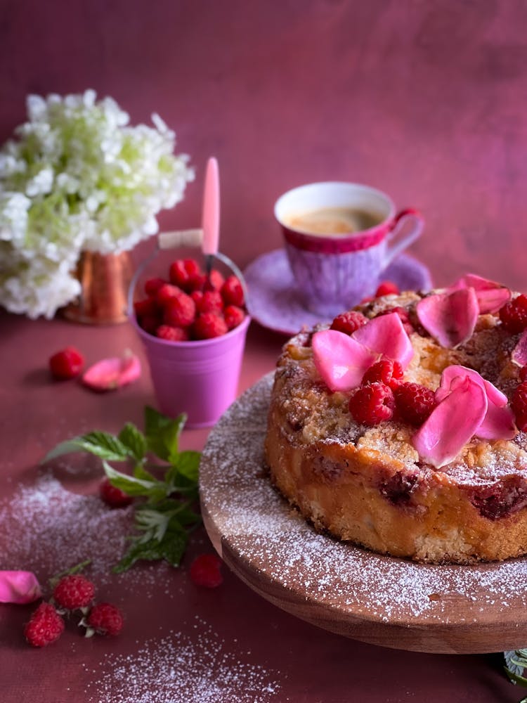 Sweet Cake With Fruit