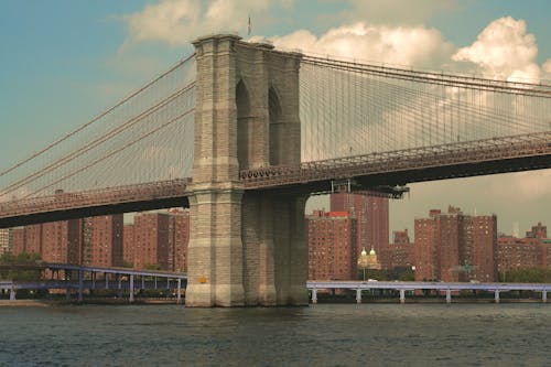 Gratis arkivbilde med brooklyn bridge, by, byer