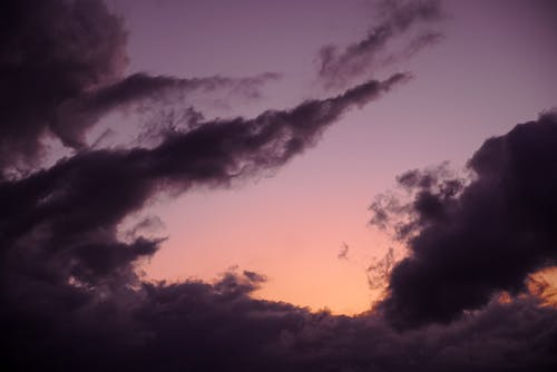 Foto d'estoc gratuïta de cel, núvols, retroil·luminat
