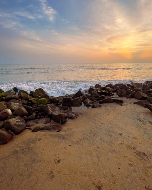 Free SUNSET IN KERALA Stock Photo