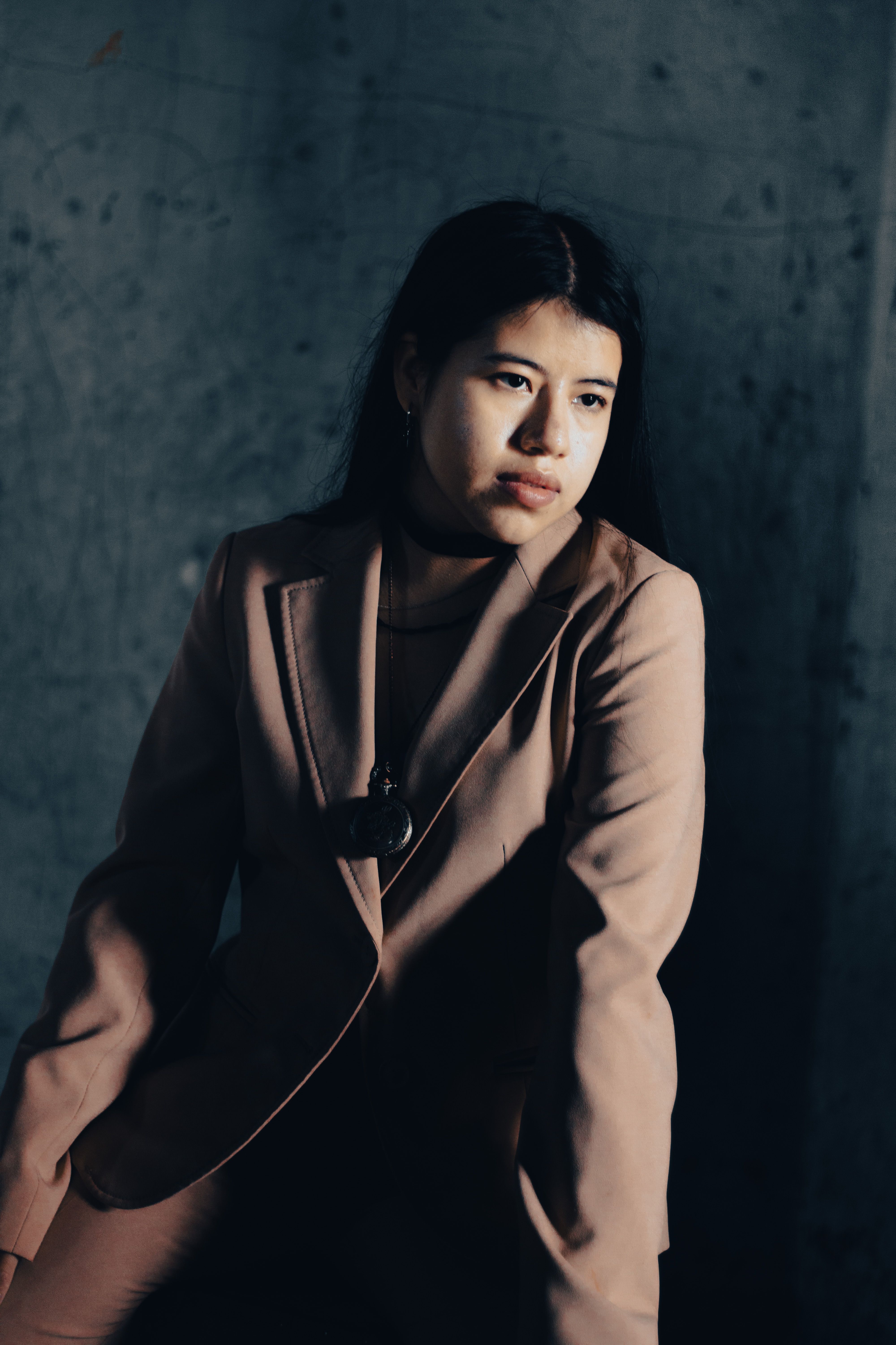 Portrait of a Woman Wearing a Coat · Free Stock Photo