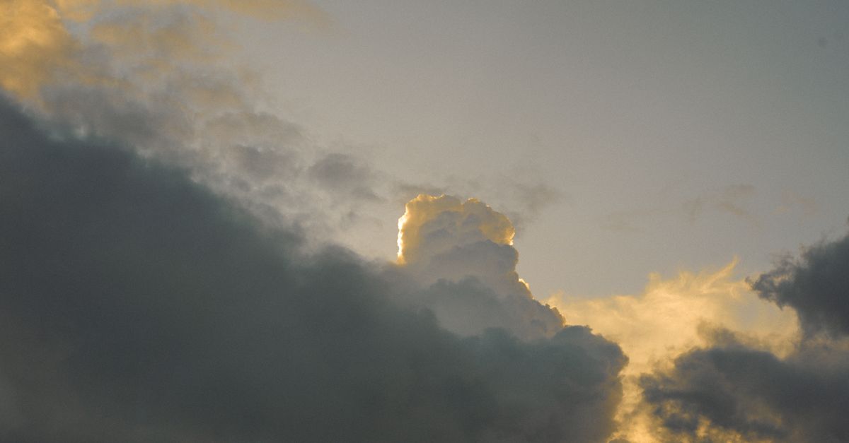 Backlit Rain Back Lit Rain Clouds · Free Stock Photo