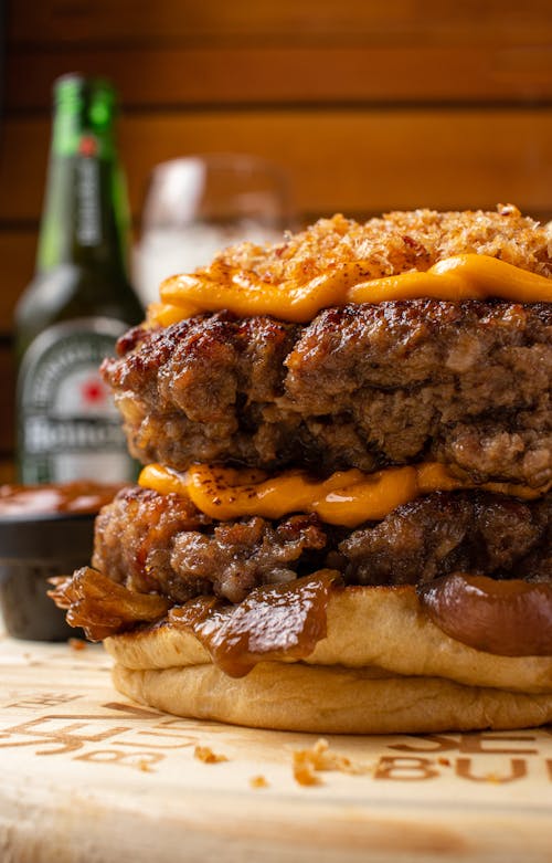 Ingyenes stockfotó burger, ebéd, élelmiszer-fotózás témában