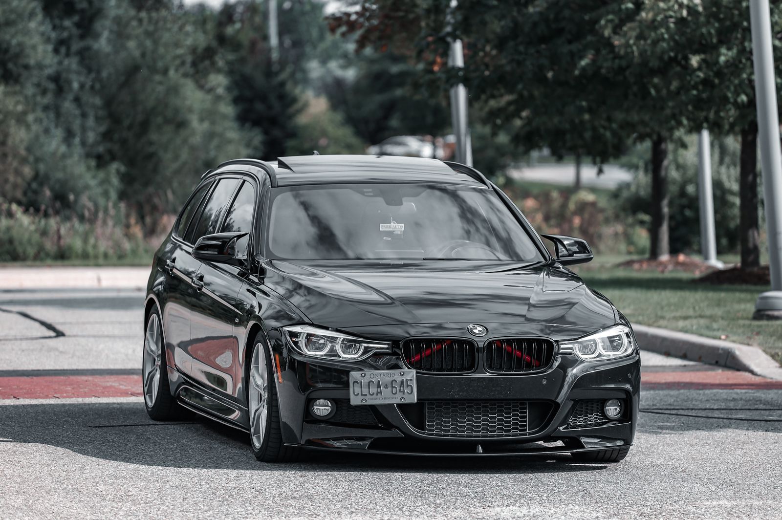 Schwarzer BMW